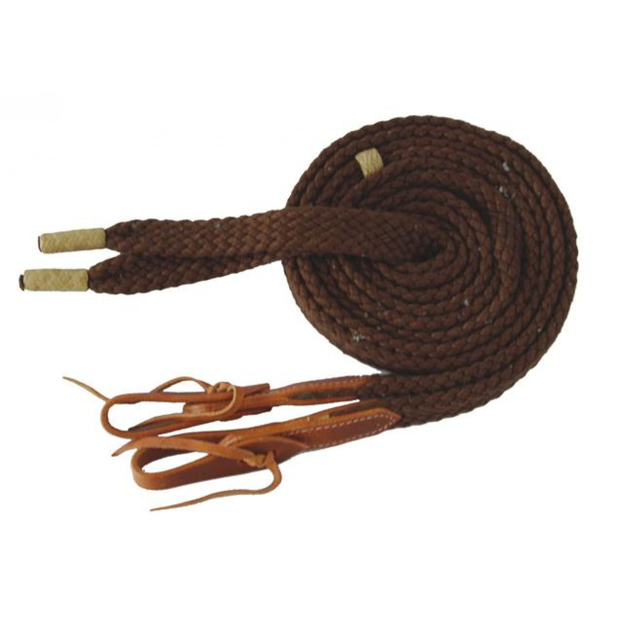 Soft Roping Reins SIERRA Flat Soft Rope Reins - Brown – Picov's Tack Shop