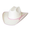 Bullhide® Kids "Lucky Eight" Linen Cowboy Hat - Off White