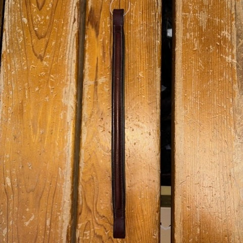 Raised Padded Leather Browband