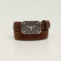 3D Boys Longhorn Buckle Belt
