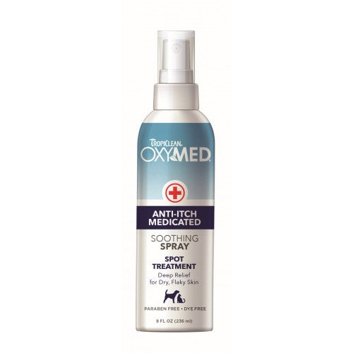 Tropiclean Oxy-Med Anti Itch Spray - 8OZ