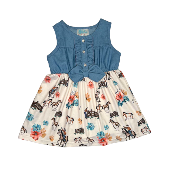 Kids Denim Dress "Ranch Hand"