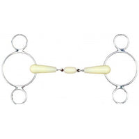 Happy Mouth Two Ring Double Roller Gag Bit
