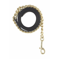 Camelot® Leather Lead With Chain