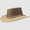 BARMAH Foldaway Cattle Suede Cooler Hat - Hickory
