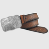 Wrangler® Women's Tooled Leather Belt & Buckle