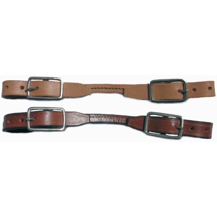 Rolled Leather Curb Strap