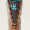 Ariat® Women's "Round Up Back Zip" Western Boots - Desert Sand