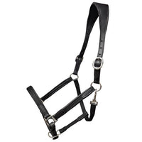 Leather and Nylon Hybrid Halter