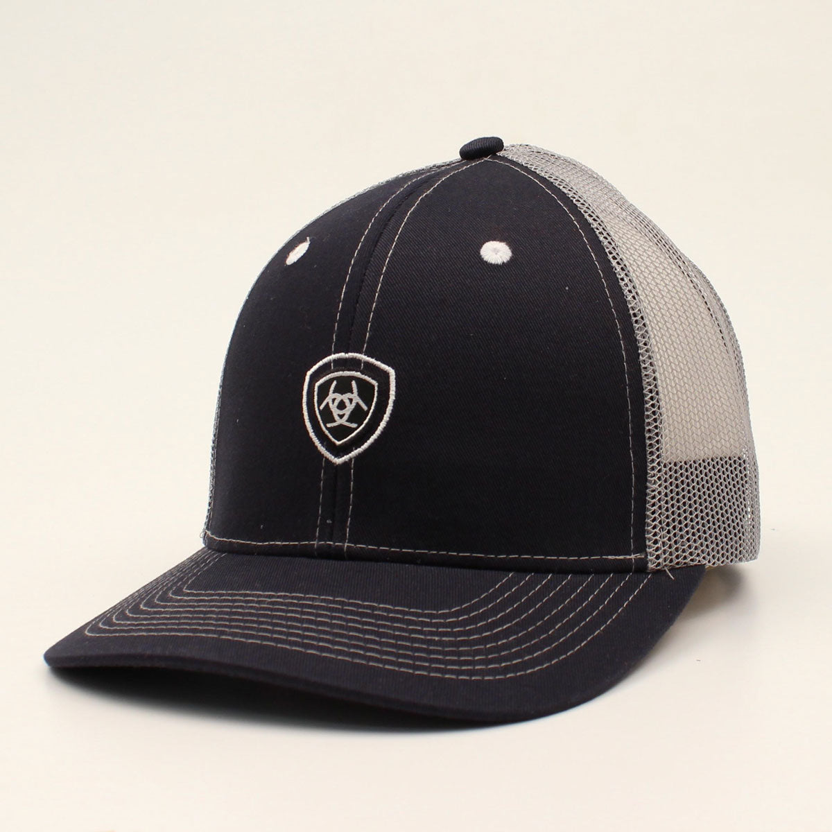 Ariat Men's Navy Ball  Cap With Logo