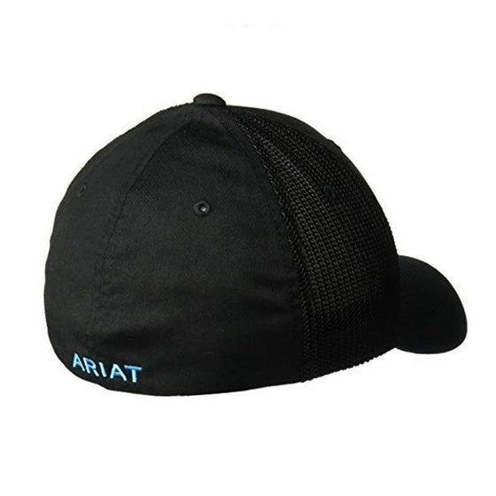 Ariat® Men's Flex Fit Half Mesh Back Logo Ball Cap