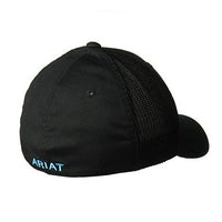 Ariat® Men's Flex Fit Half Mesh Back Logo Ball Cap