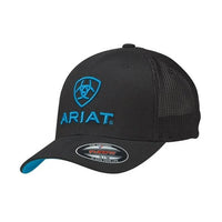 Ariat® Men's Flex Fit Half Mesh Back Logo Ball Cap