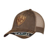 Ariat® Men's Brown Khaki Logo Ball Cap