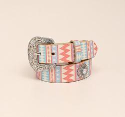 Angel Ranch Girls 1 1/4" Glitter Multi Belt