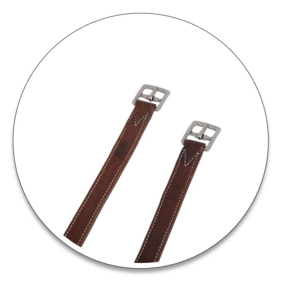 Antarès® Signature Stirrup Leathers + FREE Custom Name Tag!