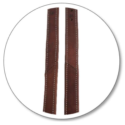 Antarès® Signature Stirrup Leathers + FREE Custom Name Tag!