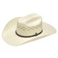 Ariat Bangora Ivory Punchy Western Straw Hat