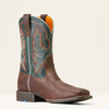 Ariat® Kid's "Wilder" Western Boots - Hat Box Brown