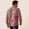 Ariat® Men's "Hernan" Retro Fit Western Shirt - Burnt Sienna