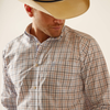 Ariat® Men's Pro Series "Dan" Classic Fit Western Shirt - White