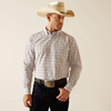 Ariat® Men's Pro Series "Dan" Classic Fit Western Shirt - White