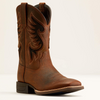 Ariat® Men's "Cowpuncher VentTEK" Cowboy Boots - Brown Oiled Rowdy