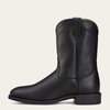 Ariat® Men's "Heritage Roper" Cowboy Boots - Black