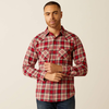 Ariat® Mens "Herschel" Retro Fit Western Shirt - Chili Pepper