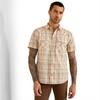 Ariat® Men's "Horton Retro" Short Sleeve Western Shirt - Light Brown