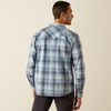Ariat® Men's "Hunter Retro" Long Sleeve Western Shirt - Light Blue