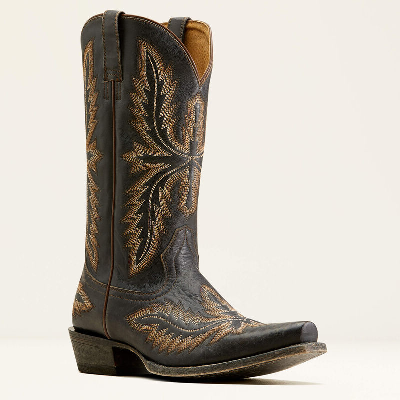 Ariat Men s Ryman Western Boots Old West Black 7 EE