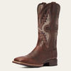 Ariat® Men's "Solado" VenTEK Western Boots - Dark Whiskey