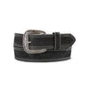 Ariat® Men's Belt Tooled Double Stitch - Black