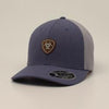 Ariat Men's Cap-Flexfit 110 Small Shield Logo Light Blue