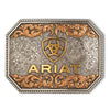 Ariat Logo Antiqued Rectangle Buckle