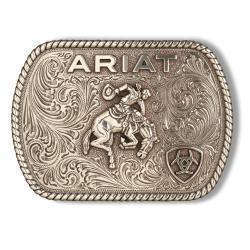 Ariat® Rectangle Vintage Saddle Bronc Buckle