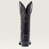 Ariat® Women's "Jennings" StretchFit Western Boots - Black Deertan