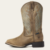 Ariat® Women's "Round Up H2O" Western Boots - Distressed Brown