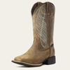 Ariat® Women's "Round Up H2O" Western Boots - Distressed Brown