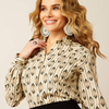 Ariat® Women's "Billie Jean" Western Shirt - Harlowton Print