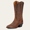 Ariat® Women's “Heritage Western R-Toe” Cowboy Boots - Distressed Brown