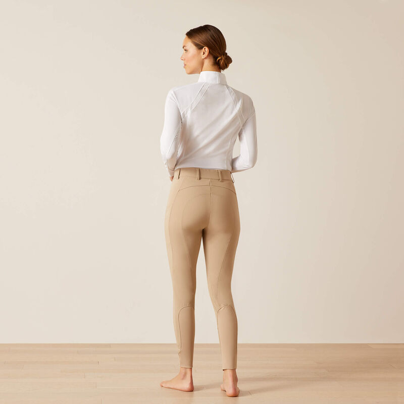 Ariat® Women's "Prelude 2.0" Knee Patch Breeches - Olympia Tan