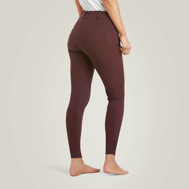 Ariat® Women's "Prelude" Knee Patch Breeches - Cocoa Brown