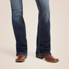 Ariat® Women's Mid-Rise "Entwined" Boot Cut Jeans - Marine