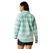Ariat® Women's "REAL Billie Jean" Western Shirt - Turquoise Stripe