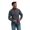 Ariat® Team Murray Men's Western  Shirt - Charcoal