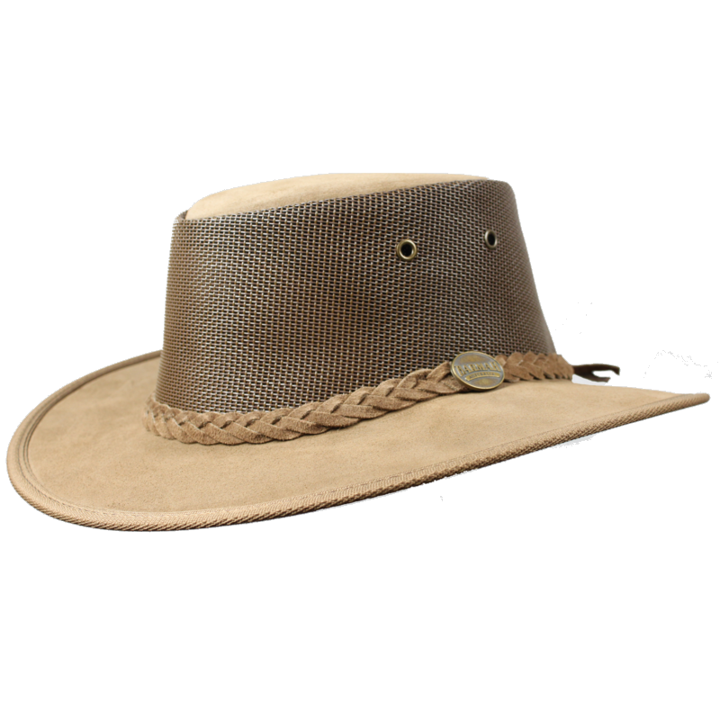 BARMAH® Foldaway Cattle Suede Cooler Hat - Hickory