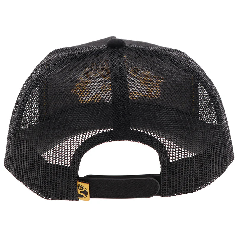 Hooey® Cap Snap Back "Bad Company" Hat Black w/Yellow & White Logo