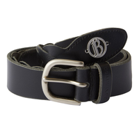 B Vertigo Braided Leather Belt